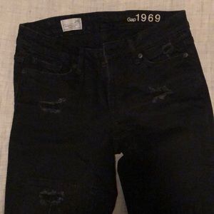 Gap Black Always Skinny High Rise Jean
